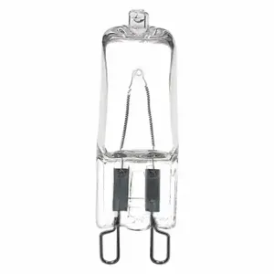 LUMAPRO 475G39 Miniature Halogen Bulb, Halogen, T4, 2-Pin, 3000 to 3999K, Warm White, 25W INC | CR9RNW