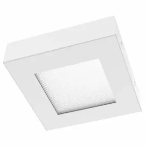 LUMINAIRE LED SMQQ11H14CRSPMIN1025W40KMVOLTALS5ESWHT Square Surface Mount Led Fixture, Di mmable, 120 To 277V Ac, 2, 143 Lm, Integrated Led | CR9RQZ 61HR38