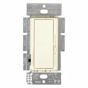 LUTRON DVCL-153P-AL Lighting Di mmer, Cfl/Halogen/Incandescent/Led, Hard Wired, 1-Pole, 3-Way, 120 Vac | CR9TCT 10P918