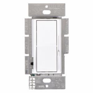 LUTRON DV-603P-WH Lighting Di mmer, Halogen/Incandescent, Hard Wired, 1-Pole, 3-Way, 1 Gangs, 120V AC, White | CR9TEA 5PWL5