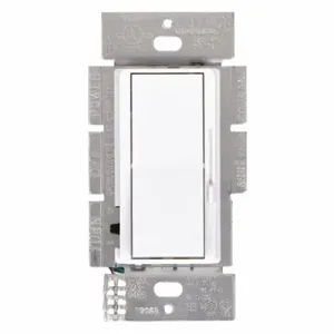 LUTRON DV-103P-WH Lighting Di mmer, Halogen/Incandescent, Hard Wired, 1-Pole, 3-Way, 1 Gangs, 120V AC, White | CR9TEC 5PWL7