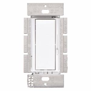 LUTRON DVF-103P-WH Lighting Di mmer, 3-Wire Fluorescent/LED, Hard Wired, 1-Pole, 3-Way, 1 Gangs, 120V AC | CR9TCF 5PWL2