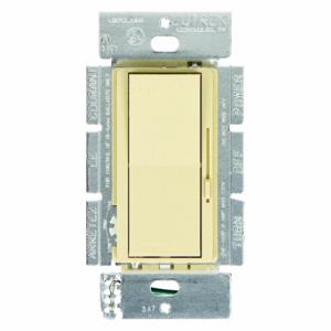 LUTRON DVF-103P-IV Lighting Di mmer, 3-Wire Fluorescent/LED, Hard Wired, 1-Pole, 3-Way, 1 Gangs, 120V AC | CR9TCE 5PWL1
