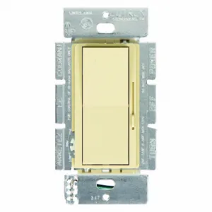 LUTRON DVF-103P-277-IV Lighting Di mmer, 3-Wire Fluorescent/LED, Hard Wired, 1-Pole, 3-Way, 1 Gangs, 277V AC | CR9TCM 5PWK9