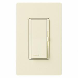 LUTRON DVSTV-NHE-AL Lighting Di mmer, Fluorescent/LED, Hard Wired, 1-Pole/3-Way, 120 to 277V AC, Almond | CR9TDG 788NA4
