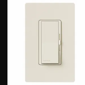 LUTRON DVSTV-NHE-LA Lighting Di mmer, Fluorescent/LED, Hard Wired, 1-Pole/3-Way, 120 to 277V AC, Light Almond | CR9TDJ 788N99