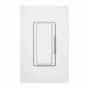 LUTRON MA-PRO-WH Lighting Di mmer, CFL/ELV/Halogen/Incandescent/LED/MLV, Hard Wired | CR9TCQ 784K12