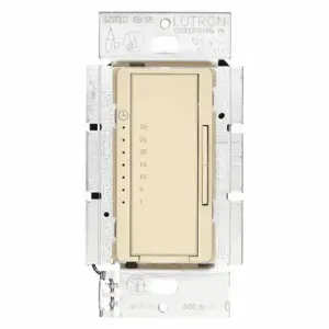 LUTRON MA-T530G-IV Countdown Timer, 1 Min Min. Time Setting, 30 Min | CR9TGB 4YPG4