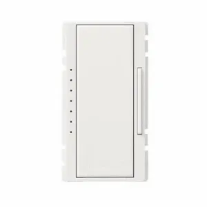 LUTRON MK-D-WH Color Change Kit, LED + Di mmer, Front Accessible Service Switch, White | CR9TBH 784K13