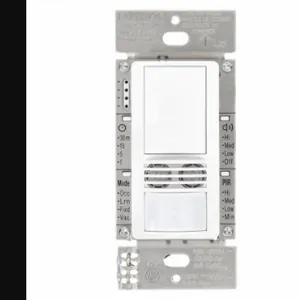 LUTRON MS-B102-WH Occupancy Sensor, Hard Wired, Wall Switch Box | CR9TFM 32JA42