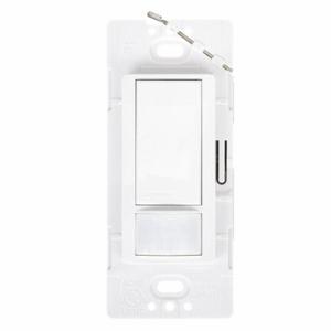 LUTRON MS-OPS2-WH Occupancy Sensor, Hard Wired, Wall Switch Box | CR9TFP 25L178