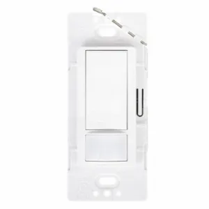 LUTRON MS-OPS2-WH Occupancy Sensor, Hard Wired, Wall Switch Box | CR9TFP 25L178