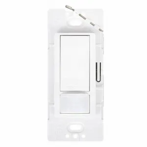 LUTRON MS-OPS5M-WH Occupancy Sensor, Hard Wired, Wall Switch Box | CR9TFL 25L182