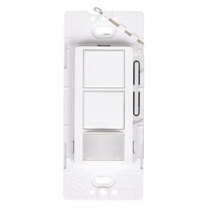 LUTRON MS-OPS6-DDV-WH Occupancy Sensor, Hard Wired, Wall Switch Box | CR9TFF 19YH54
