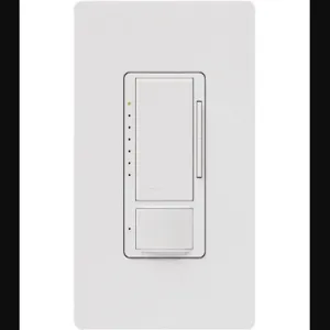 LUTRON MSCL-OP153M-WH Wall Switch Box Occupancy Sensor, 900 Sq. Feet Passive Infrared, White | CD3AWJ 22LU20