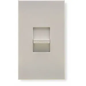 LUTRON NF-10-WH Lighting Dimmer, 3-Wire Fluorescent, LED Light Technology, 1-Pole, White | CD2KJM 4LZ61