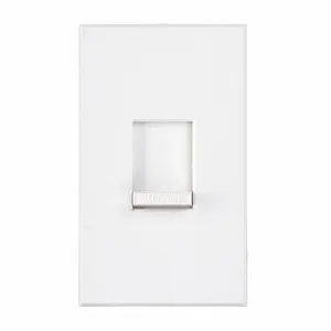 LUTRON NT-1000-WH Lighting Di mmer, Halogen/Incandescent, Hard Wired, 1-Pole, 1 Gangs, 120V AC, White | CR9TDR 5PWP2