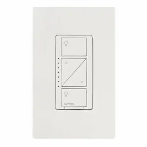 LUTRON PD-10NXD-WH Lighting Di mmer, Halogen/Incandescent/LED/MLV, Wireless RF, 3-Way/Multilocation, 1 Gangs | CR9TEH 784K23