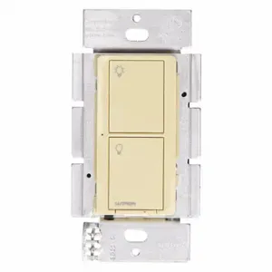 LUTRON PD-5S-DV-IV Wireless Wall Switch, CFL/ELV/Fluorescent/Halogen/Incandescent/LED/MLV, 1-Pole | CV4QAH 32JA29