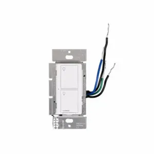 LUTRON PD-5WS-DV-WH In-Wall Smart Switch PRO, CFL/ELV/Halogen/Incandescent/LED/MLV, Wireless RF | CR9TBZ 784K26