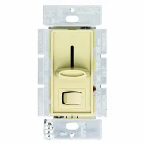 LUTRON S-10PH-IV Lighting Di mmer, Halogen/Incandescent, Hard Wired, 1-Pole, 1 Gangs, 120V AC, Ivory | CR9TDL 4LZ75