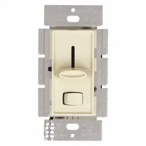 LUTRON SCL-153P-AL Lighting Di mmer, CFL/Halogen/Incandescent/LED, Hard Wired, 1-Pole, 3-Way, 1 Gangs | CR9TCX 19YR01