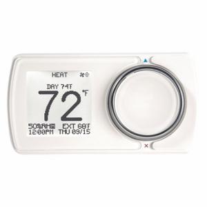 LUX GEOX-WH-005 Niederspannungs-WLAN-Thermostat, 7 Tage, 3 1/8 Zoll Gesamthöhe | CR9THB 483M56