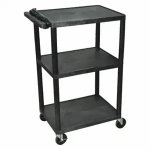 LUXOR LP42E-B Endura, Shelf Presentation Cart, 41 Inch H | CT4EPK 58ZY59