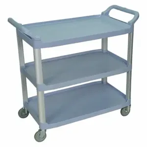 LUXOR SC13-G Serving Cart, 3 Shelf, L | CP4QAC 58ZZ13