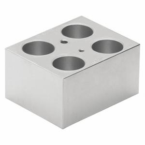 LW SCIENTIFIC DBP-04PL-5077 Wärmeblock, Aluminium, Verwendung mit Trockenbad-Inkubatoren, 25 °C bis 65 °C, Aluminium | CR9TKJ 54PA81