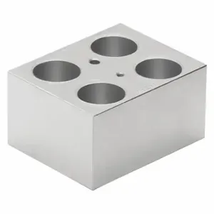 LW SCIENTIFIC DBP-04PL-5077 Heatblock, Aluminum, Use With Dry Bath Incubators, 25 Deg to 65 Deg, Aluminum | CR9TKJ 54PA81