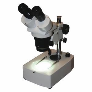 LW SCIENTIFIC DMM-S13N-7LL3 Dual Magnification Stereo Microscope, Binocular, Stereo, Led, Pole, 10X To 30X, 60X | CT4HUJ 45UA30