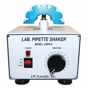 LW SCIENTIFIC SHL-PPF7-06F1 Pipette Shaker, Rotator, 2 lb Load Capacity, 0 to 2, 500 rpm, Ambient, 0 Platforms, 60 | CR9TJK 45UA77