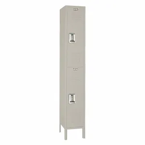 LYON 7GC5252ISU Wardrobe Locker, 15 Inch x 15 Inch x 78 Inch, Louvered, 2 Tiers, 1 Units Wide | CR9ZCT 55YA84