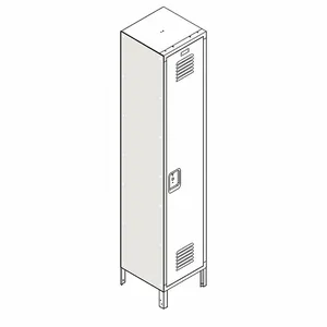 LYON 7GLECPSF60P18-1 End Panel For Flat-Top Locker, 18 Inch X 18 Inch X 60 Inch, 2 Panels, Steel | CR9YRR 795FR2