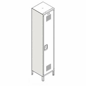 LYON 7GLECPSF60P12-1 End Panel For Flat-Top Locker, 12 Inch X 12 Inch X 60 Inch, 2 Panels, Steel | CR9YQN 795FM8