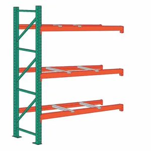 LYON 97AFB120048144 Pallet Rack Add-On Unit, 108 Inch x 48 Inch x 12 ft, 14 ga Beams, 14 ga UprigHeights | CR9YNM 55XG39