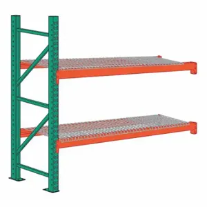 LYON 97AWD144042096 Pallet Rack Add-On Unit, 108 Inch x 42 Inch x 8 ft, 14 ga Beams, 14 ga UprigHeights | CR9YNG 55XG01