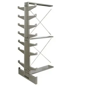 LYON DD3710 Storage Rack, Pipe and Rod, Double Add On, Size 36 x 33-3/4 x 79-1/4 Inch | CE8ACW