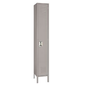 LYON DD5032SU Wardrobe Locker, Assembled, 1 Opening, Size 12 x 15 x 72 Inch, Steel, Gray | CE8ACD
