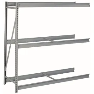 LYON DD67203 Bulk Storage Rack Add On, 14 Gauge, 3 Level, Size 60 x 24 x 60 Inch, Steel, Gray | CE7ZTE