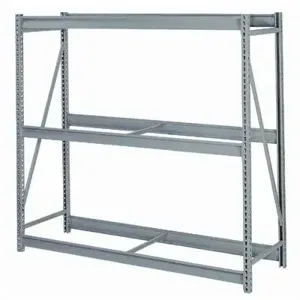 LYON DD67305W Bulk Storage Rack Add On, Wire Deck, 3 Level, 72 x 48 x 60 Inch, Steel, Gray | CE7ZWD