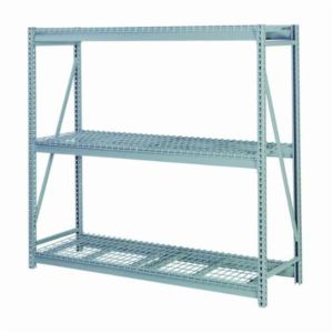 LYON DD67205SW Bulk Storage Rack, Wire Deck, 3 Level, Size 60 x 48 x 60 Inch, Steel, Gray | CE7ZTY