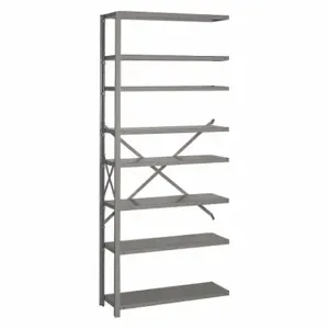 LYON DD8022H Metal Shelving, 84 x 36 Inch Size, Gray | CR9YLC 55XJ35