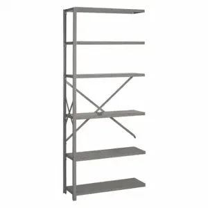 LYON DD8041H Metal Shelving, 84 x 36 Inch Size, Gray | CR9YLB 55XJ51