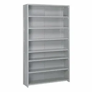 LYON DD8345SX Steel, Clip Adjustable Shelving, Starter, Heavy-Duty, 48 Inch x 24 Inch | CR9YYM 60PR26