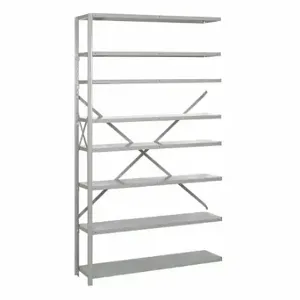 LYON DD8363X Steel, Clip Adjustable Shelving, Add-On, Heavy-Duty, 48 Inch x 12 Inch | CR9YYK 60PP98