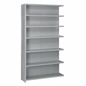 LYON DD8392X Steel, Clip Adjustable Shelving, Add-On, Heavy-Duty, 48 Inch x 18 Inch | CR9YXF 60PR19