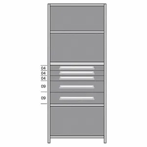 LYON DDJ115016 Shelf, 36 Inch x 24 Inch Size, 84 Inch Height, 5 Shelves, 800 Lb Load Capacity Per Shelf | CR9YWP 55XM28