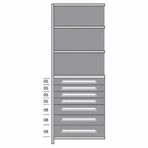 LYON DDJ115025A Shelf, 36 Inch x 18 Inch Size, 84 Inch Height, 5 Shelves, 850 Lb Load Capacity Per Shelf | CR9YWA 55XM37